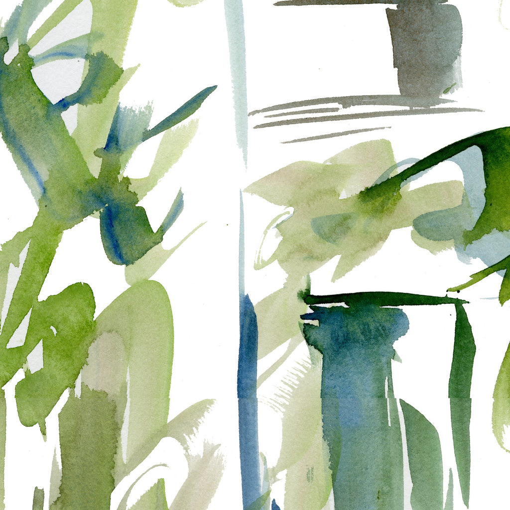 Verde Cosi Black botanical series of art prints
