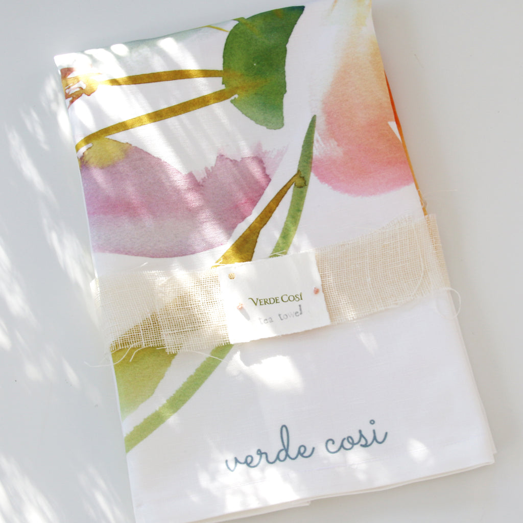 Tea Towel, Love will Prevail, cotton and linen