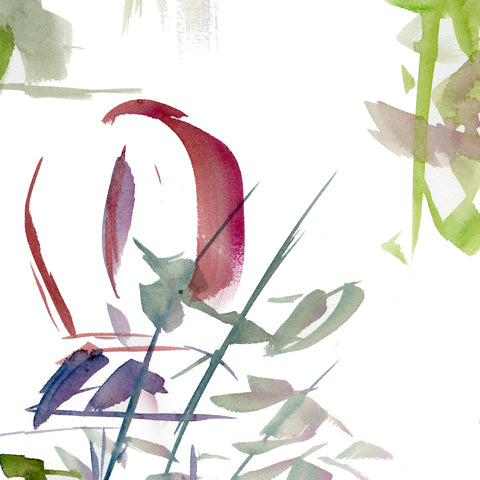 watercolor plein air painting, entitled, 