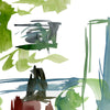Watercolor plein air painting, entitled, 