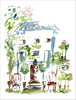 Watercolor plein air painting, entitled, 