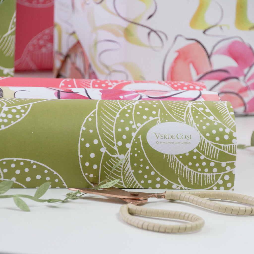 Pink Peony - wrapping paper #1